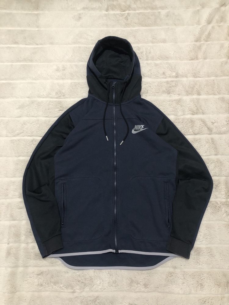 NIKE NSW AV15 (M) full-zip hoodie зип худи мужское темно-синее оригина
