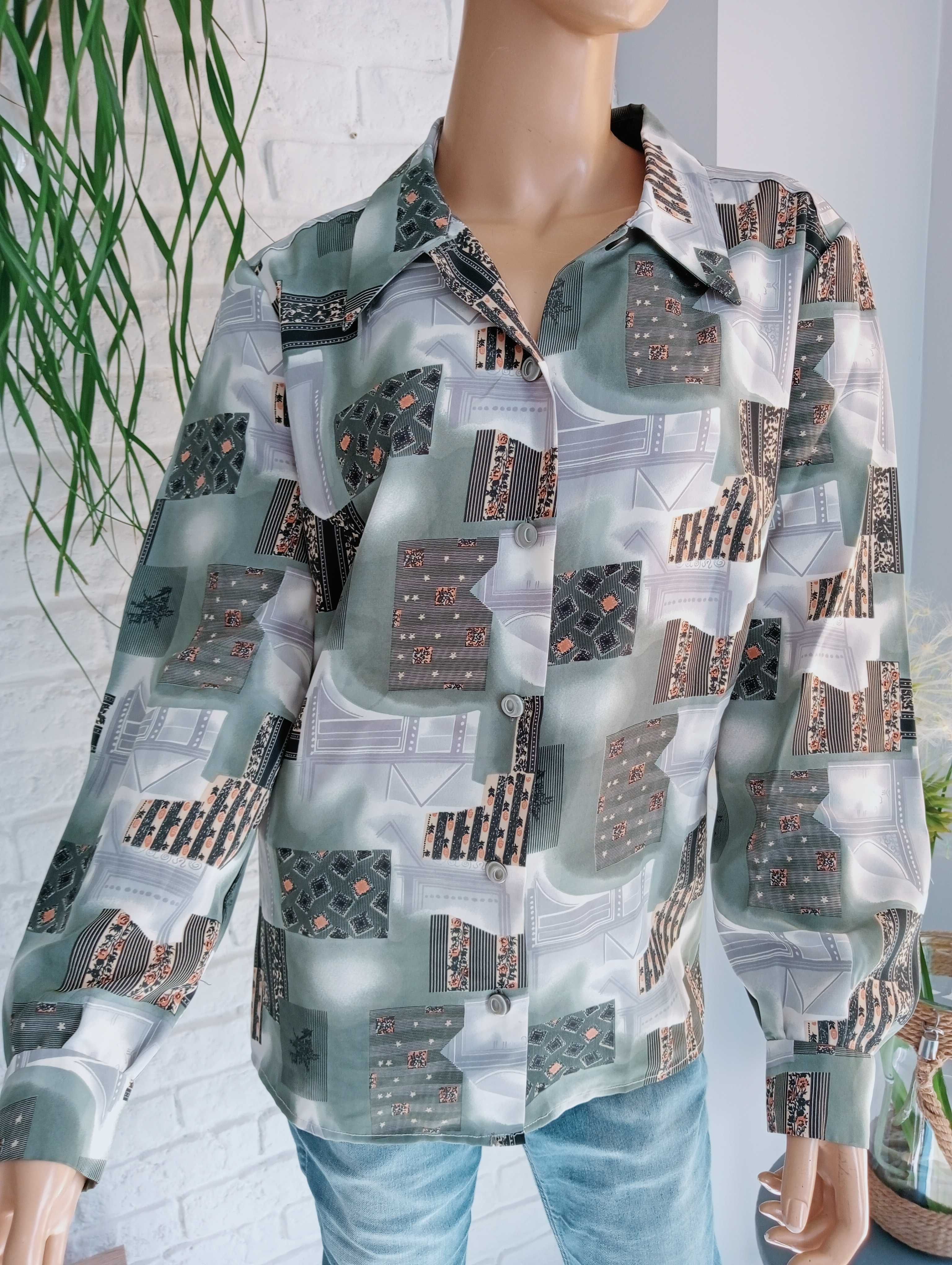 Bluzka damska z długim rękawem kolor szary 50/5XL/20
