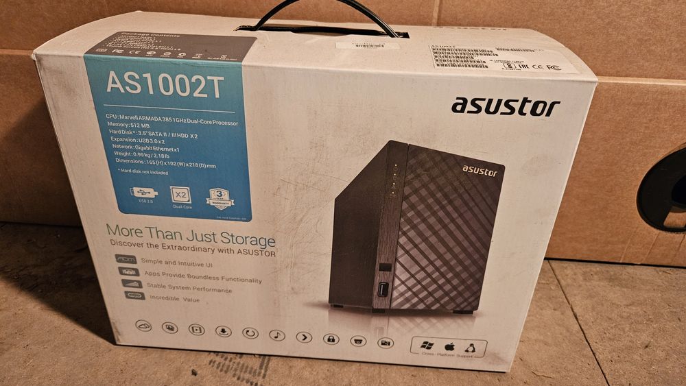 Serwer NAS AS1002T v2