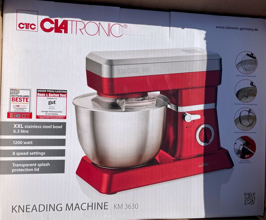 Кухонний комбайн Clatronic KM 3630/тістоміс