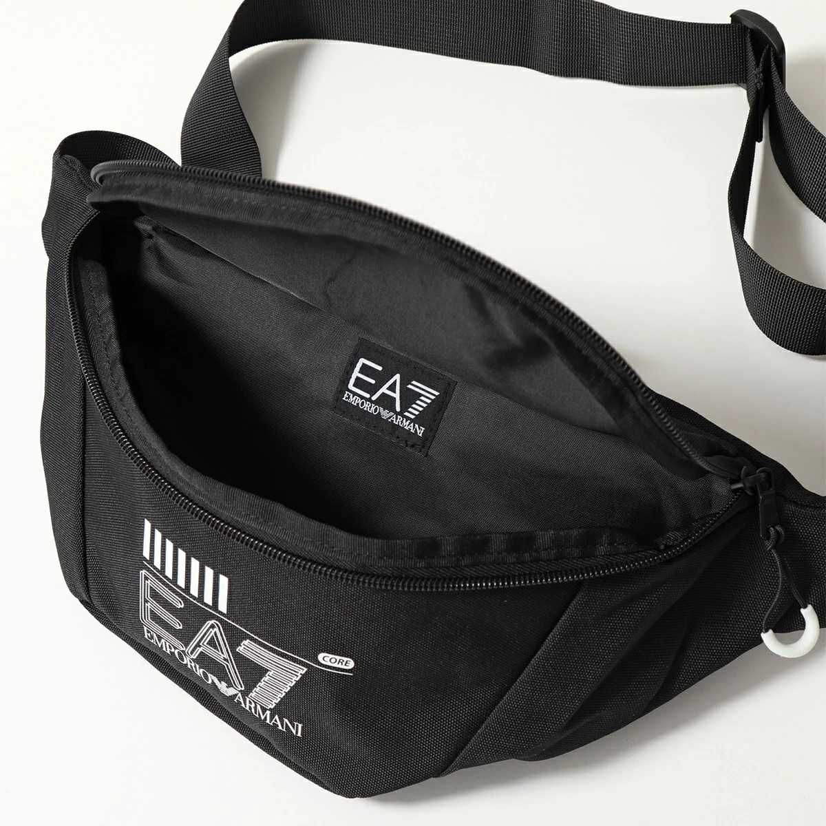 EMPORIO ARMANI EA7 markowa nerka saszetka BLACK