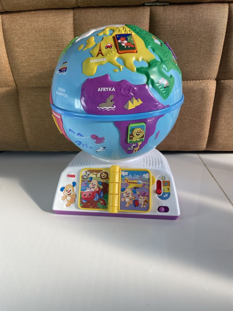 Interaktywny Globus Fisher-Price w idealnym stanie, edukacyjny prezent