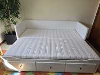 Cama Ikea Hemnes + 2 colchões