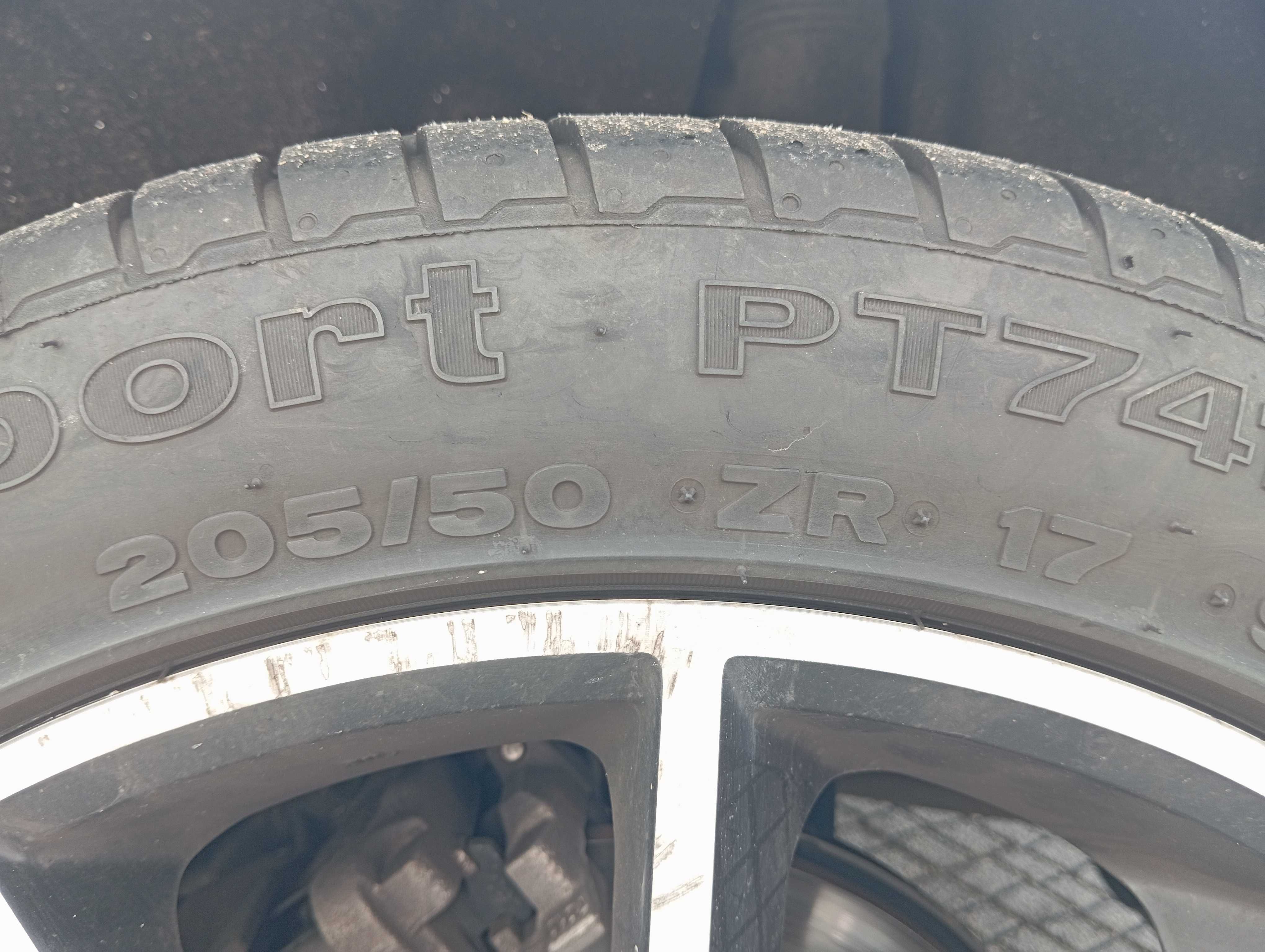 4 jantes 17" 5x108 7J ET45
