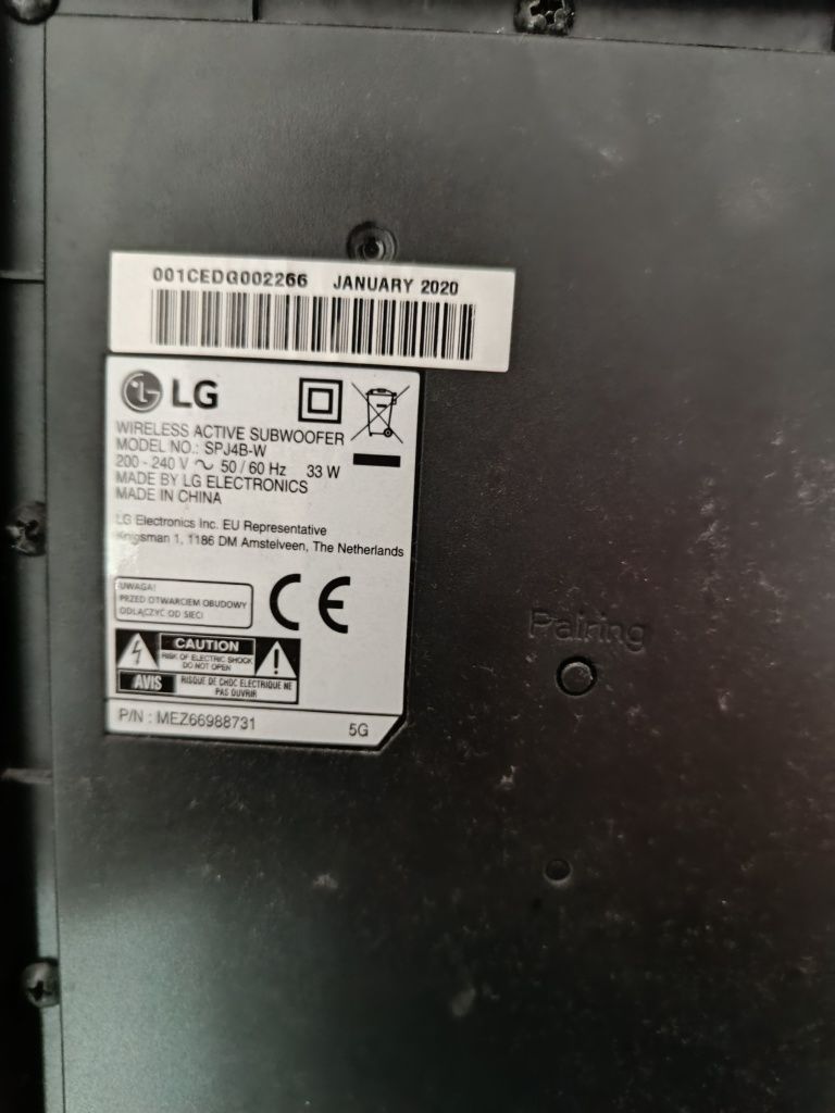 Soundbar LG z subwooferem