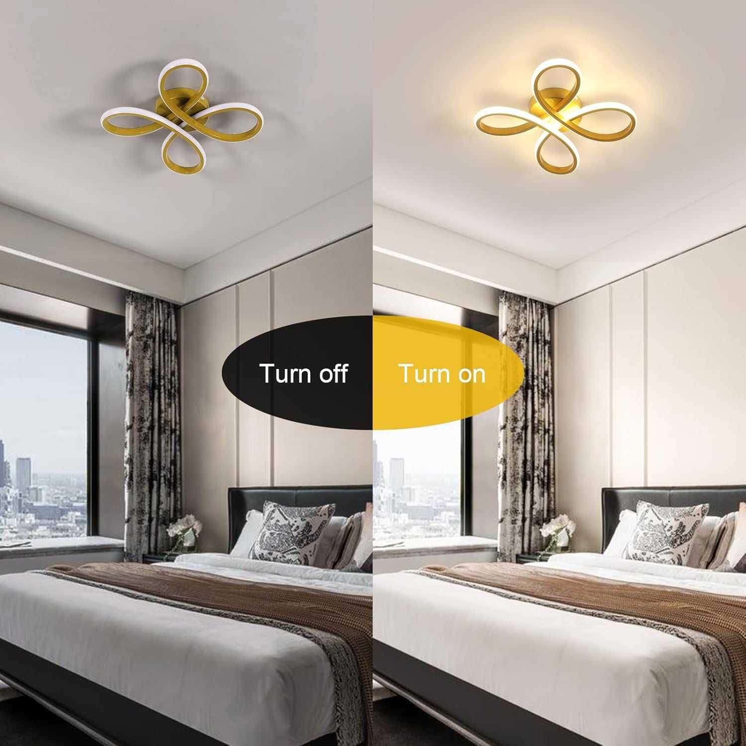 Comely Lampa sufitowa LED, 30 W, 3375 lm