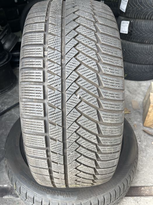 Шины 245/45 R18 Continental б/у пара зима 6мм U6