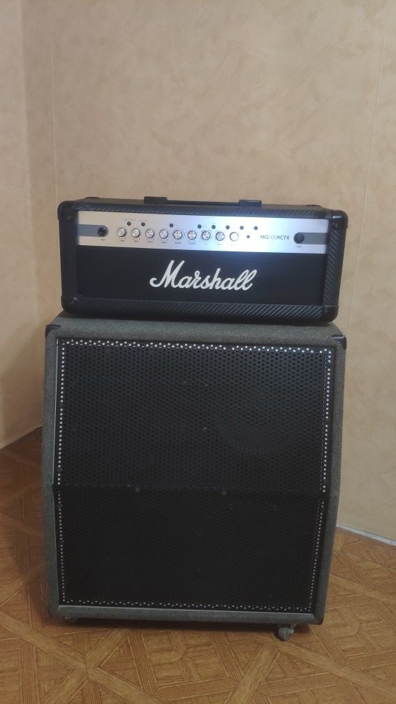 Продаю усилитель гитарный Marshall и кабинет к нему