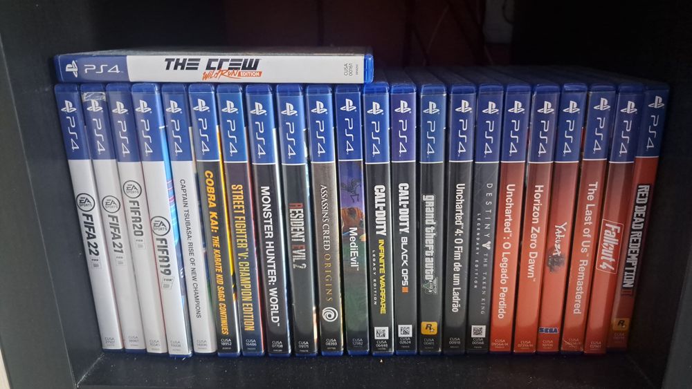 Jogos ps4 como novos