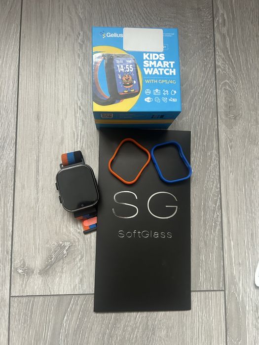 Дитячий годинник Gelius GP-PK008 (Rainbow) GPS/4G Black