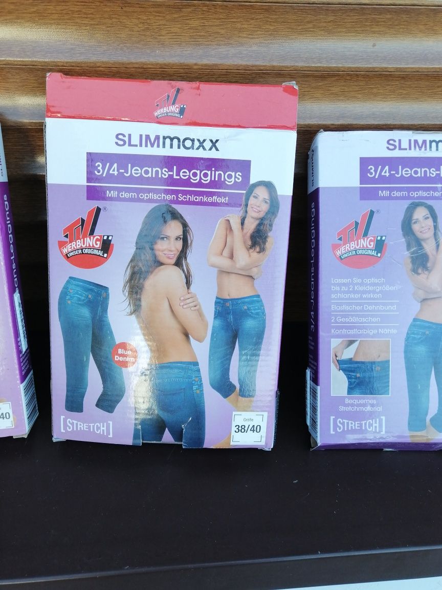 Leggins- jeans 3/4 rozmiar M i L