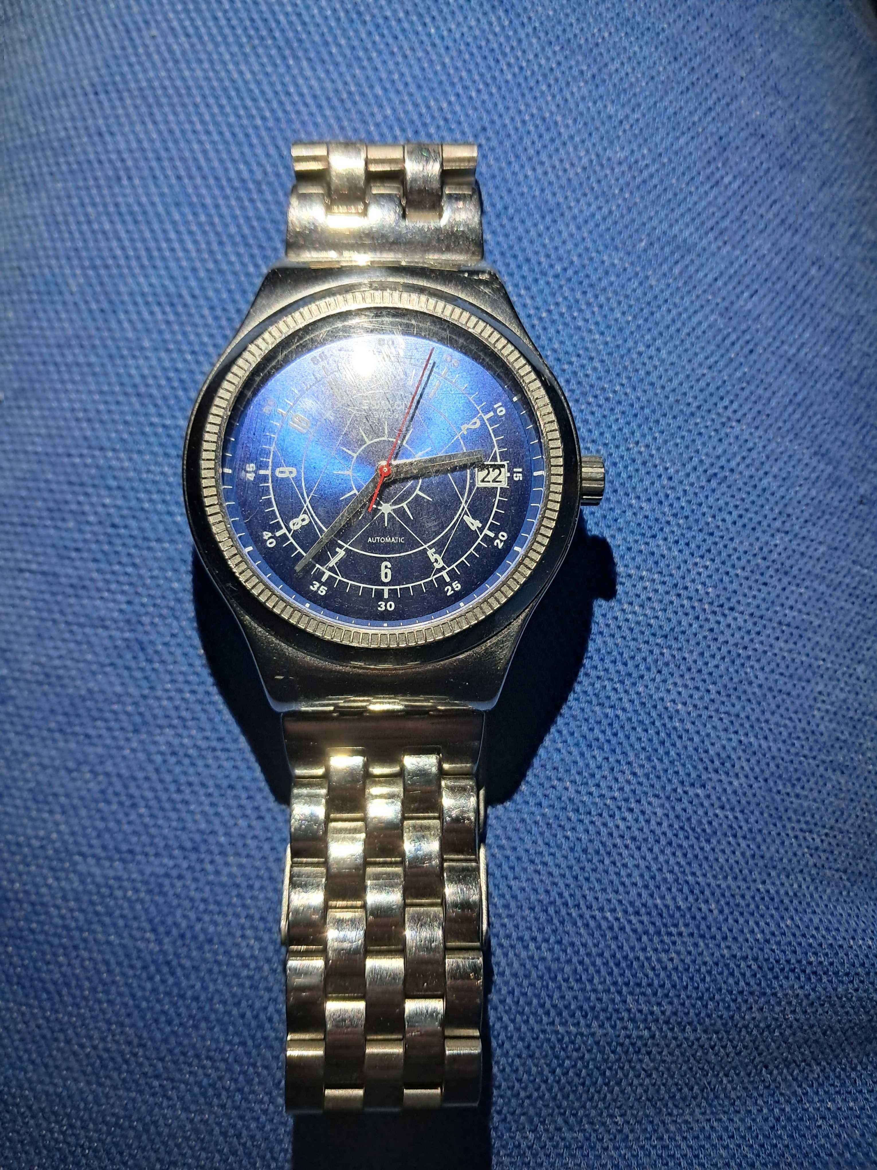 Relogio usado swatch a corda