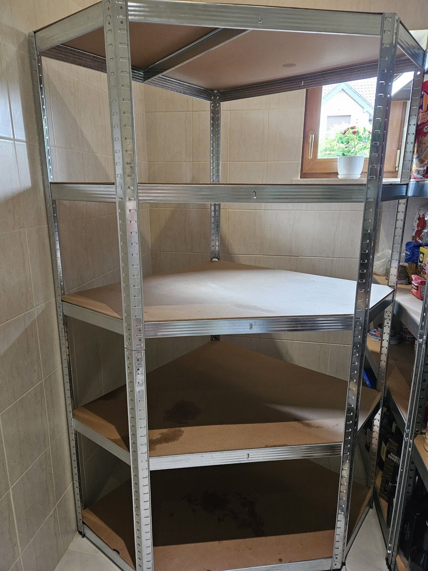 Regał metalowy modułowy 180x40x90
