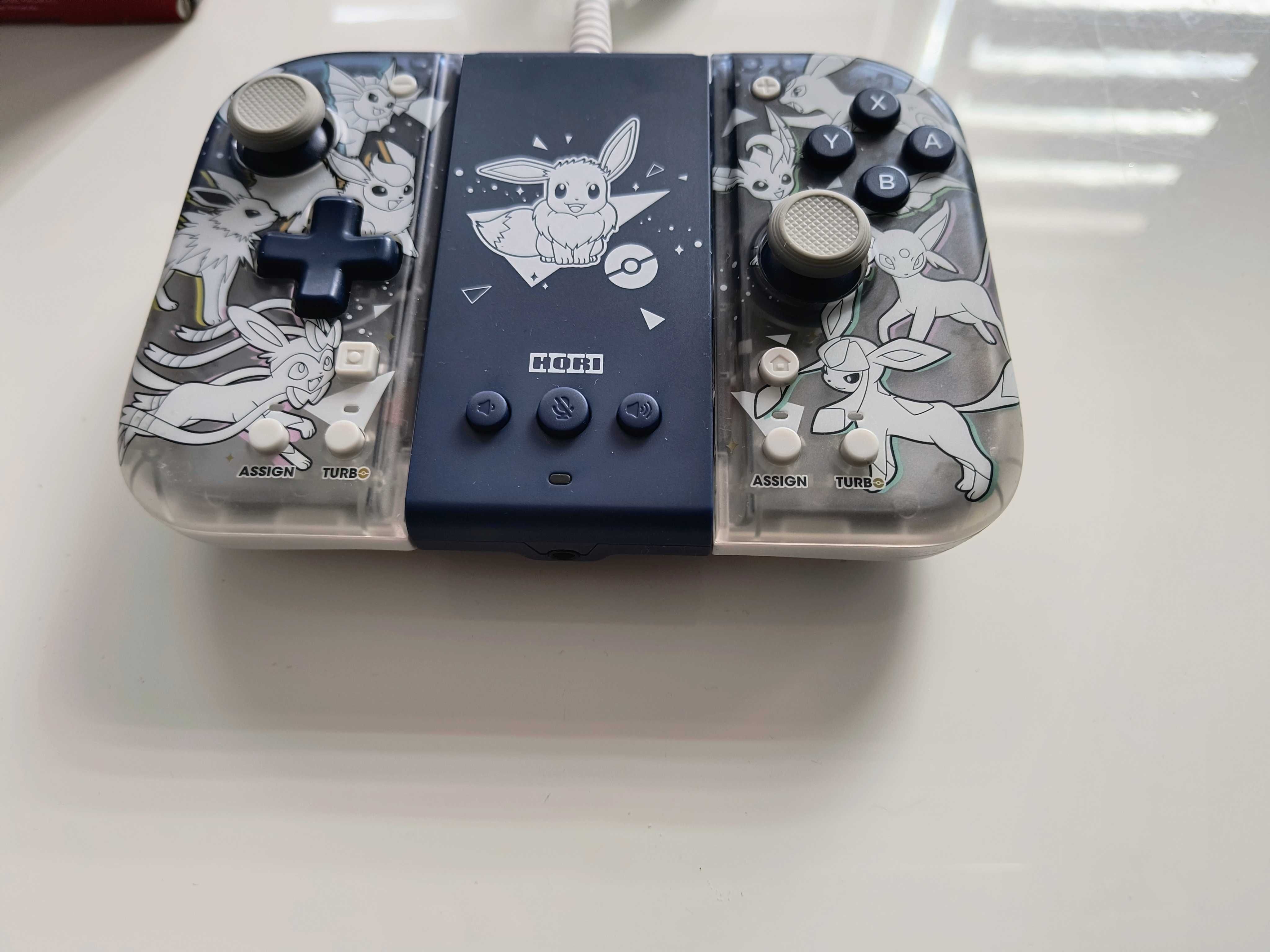 Gamepad Hori Split Pad Compact Eevee Evolutions do Nintendo Switch