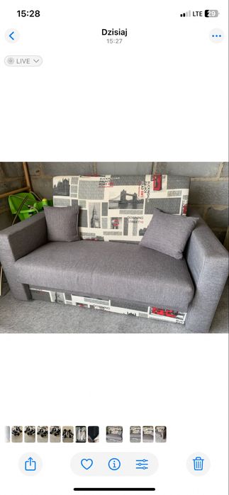 Kanapa sofa dwuosobowa