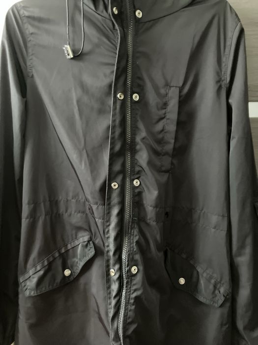 Czarna, wiosenno-jesienna kurtka (parka damska), rozmiar XS, Bershka