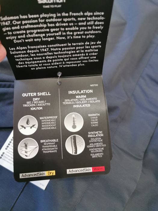 SaSalomon Snow Rebel Kurtka narciarska  r. L
