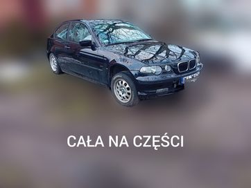 BMW e46 compact 2.0 maska hak klapa drzwi wydech zderzak SCHWARZ2 koła