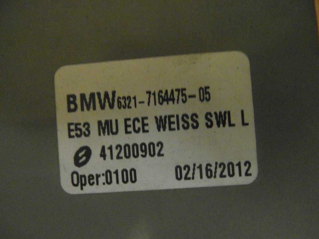 BMW X5 tylna lewa lampa