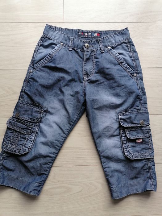 Spodenki jeansowe chłopięce 146cm pas 70cm