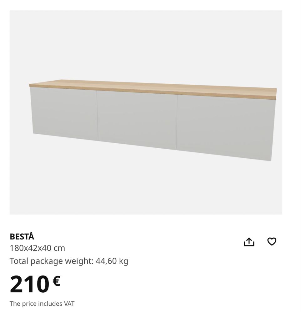 Arrumação Besta IKEA