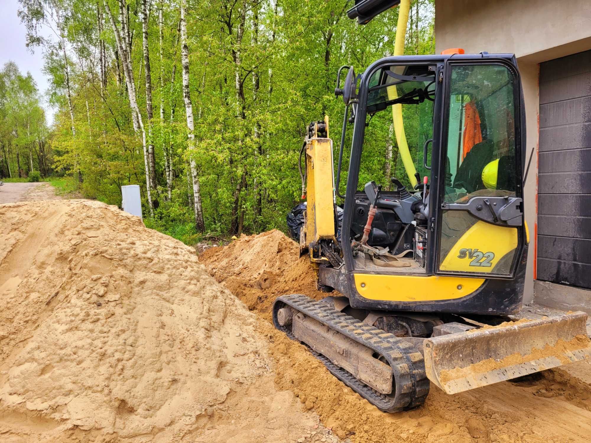 Wynajem Wypożyczalnia Mini Koparka, Usługi minikoparką, roboty ziemne