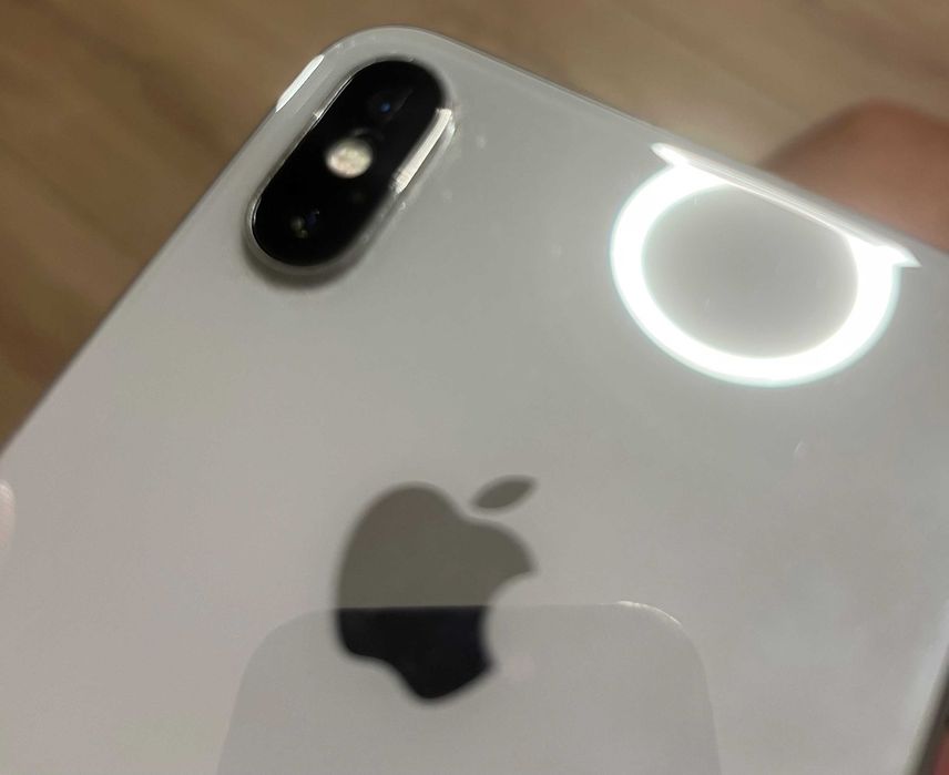Iphone X, 256 GB, silver, uszkodzony