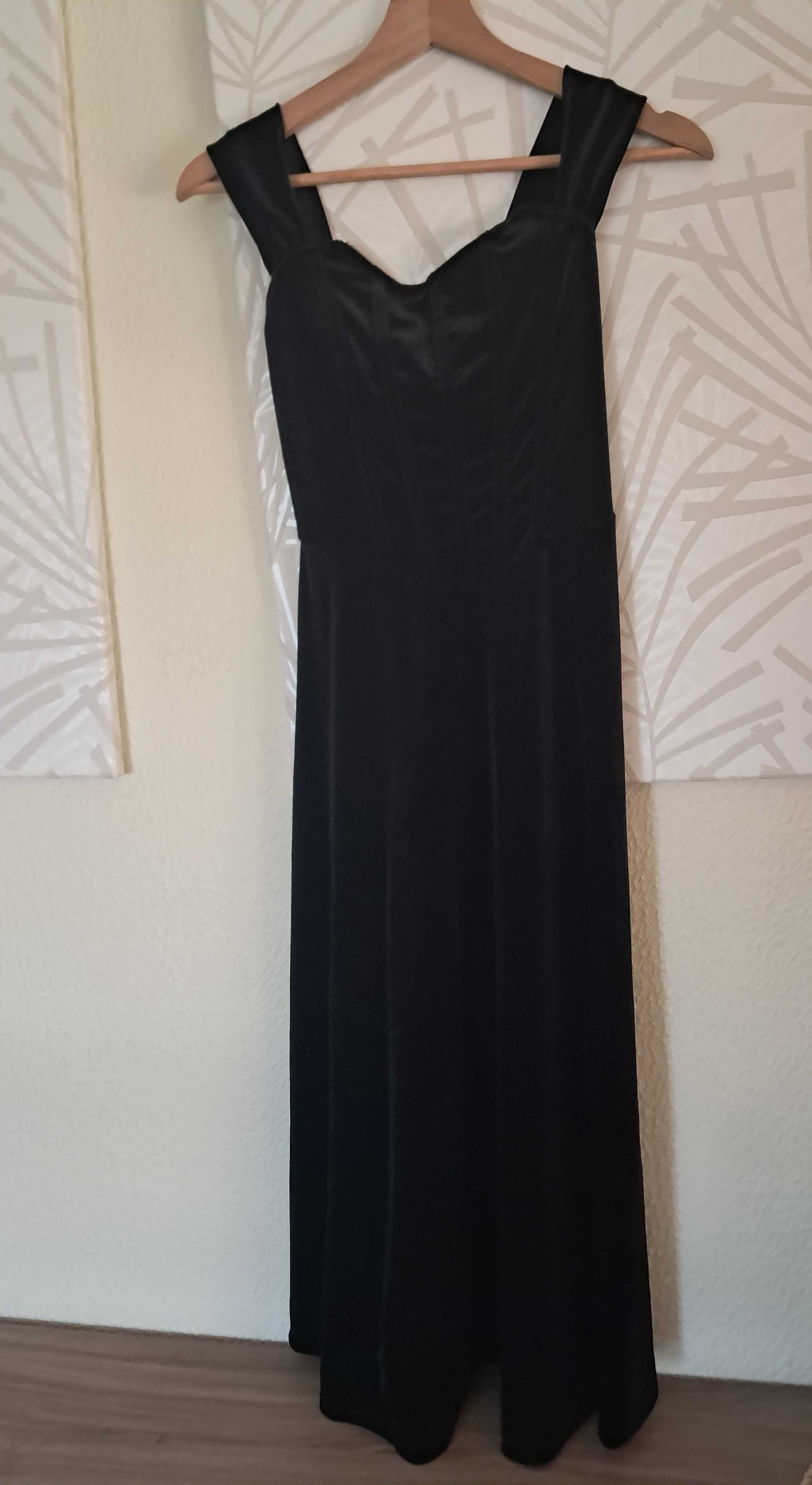 Vestido de cerimónia em veludo