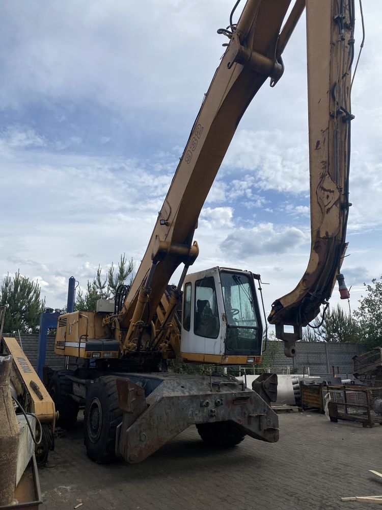 Liebherr 932 uszkodzony wieniec obrotu