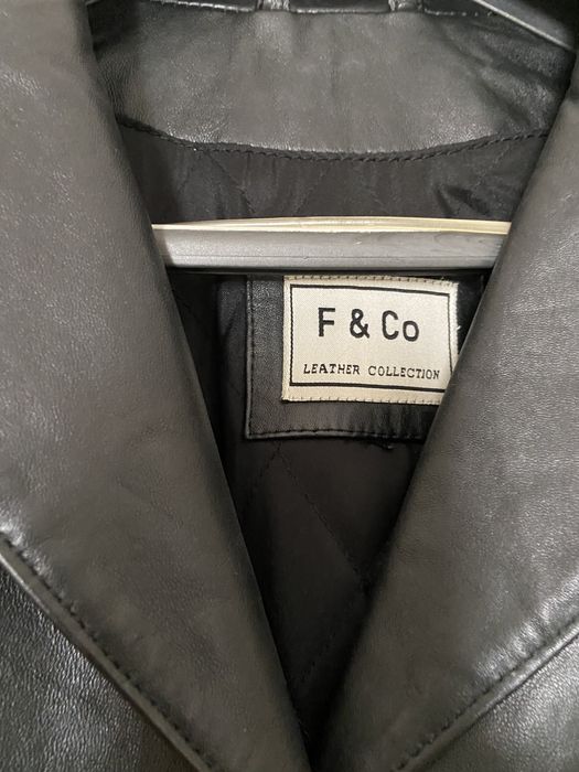 casaco de pele genuína estilo Matrix