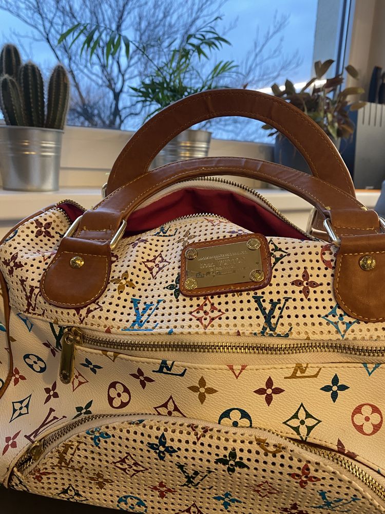 Biala torebka Louis Vuitton