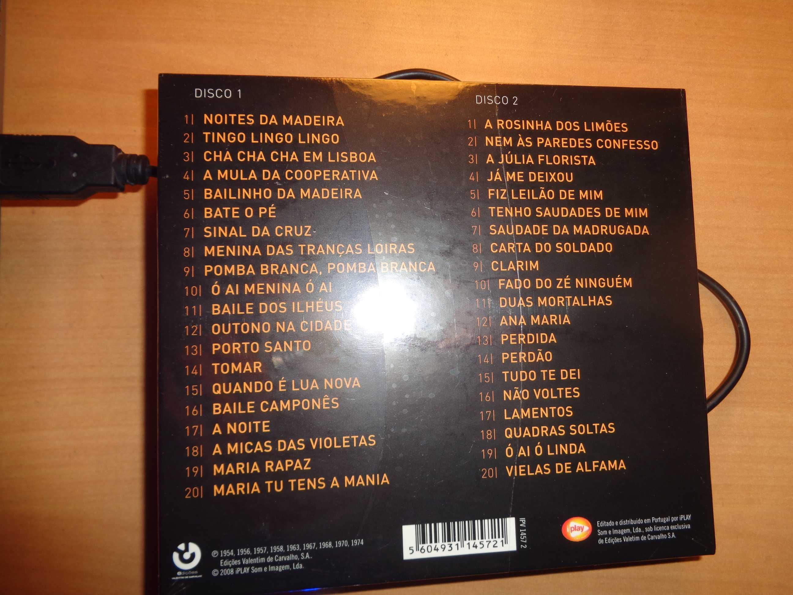 CD Musica do Max Noites da Madeira nôvo duplo lacrado.