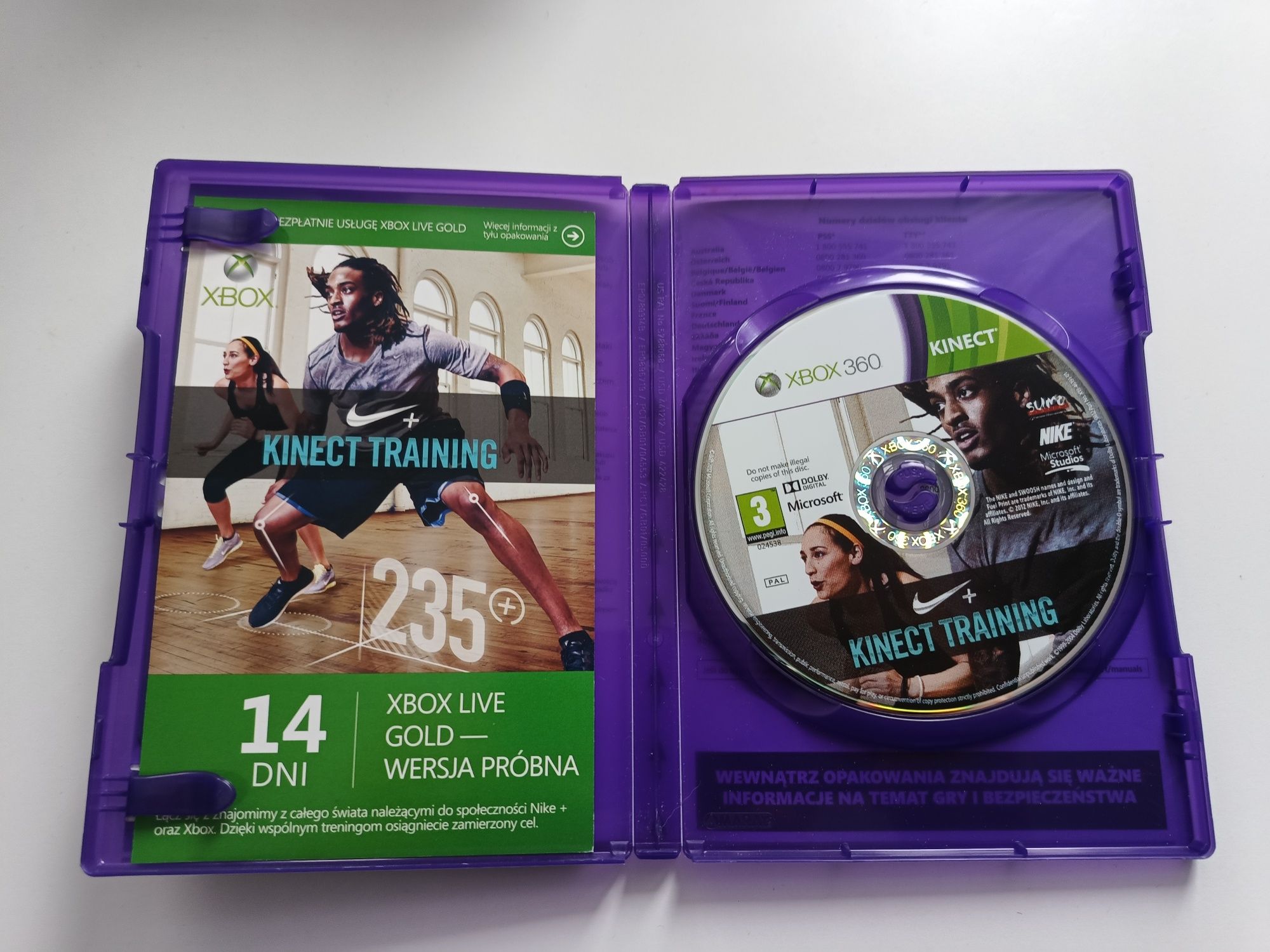 Gra Xbox 360 KINECT Training Nike+ [Polska wersja dubbing]