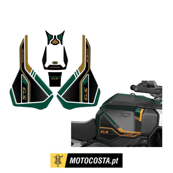 Kit Protetor Depósito Resina 3D BMW R1300GS Adventure de 2024 a 2025