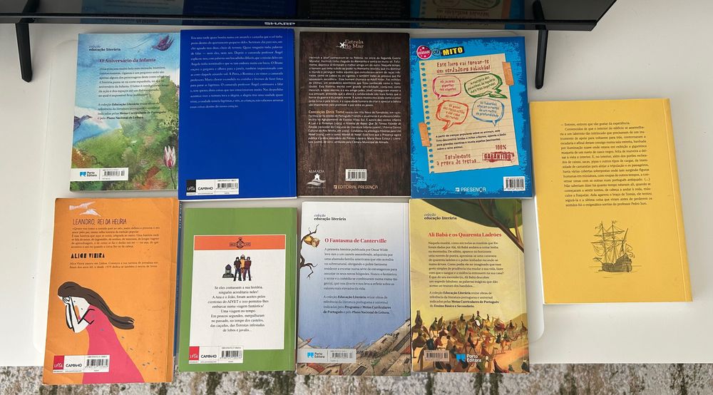 Vários livros Plano Nacional de leitura