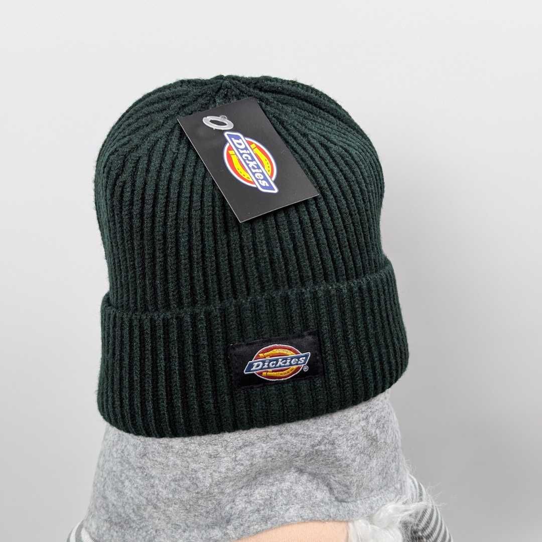 Шапка Dickies біні, шапка діккіс, шапка дикис бини, сіра, зелена