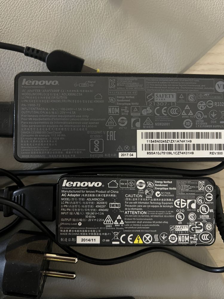 Блоки живлення lenovo