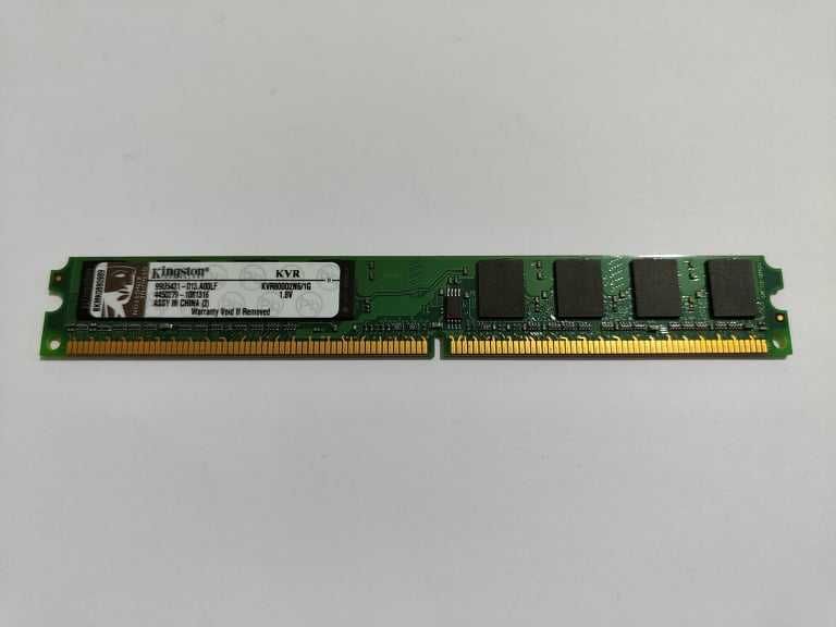 Memória RAM DDR2 Kingston KVR800D2N6/1G (1GB - 800 MHz) baixo perfil
