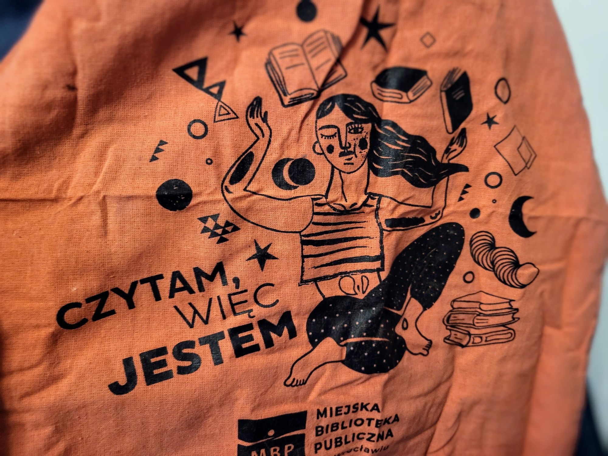 Nowa torba na zakupy materiałową a4