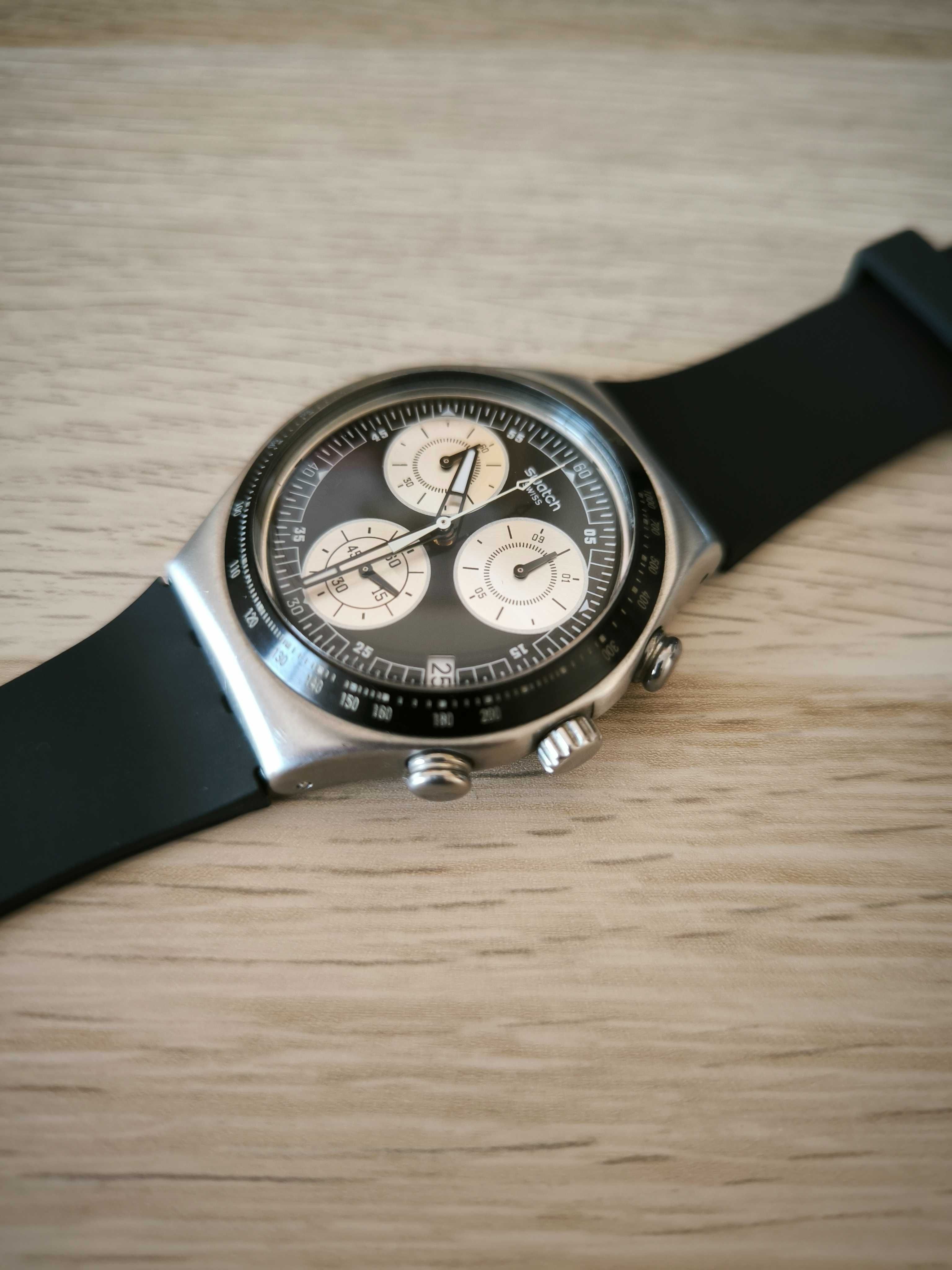 Swatch Irony YCS572, 39mm, Como Novo, Com Braceletes Extra
