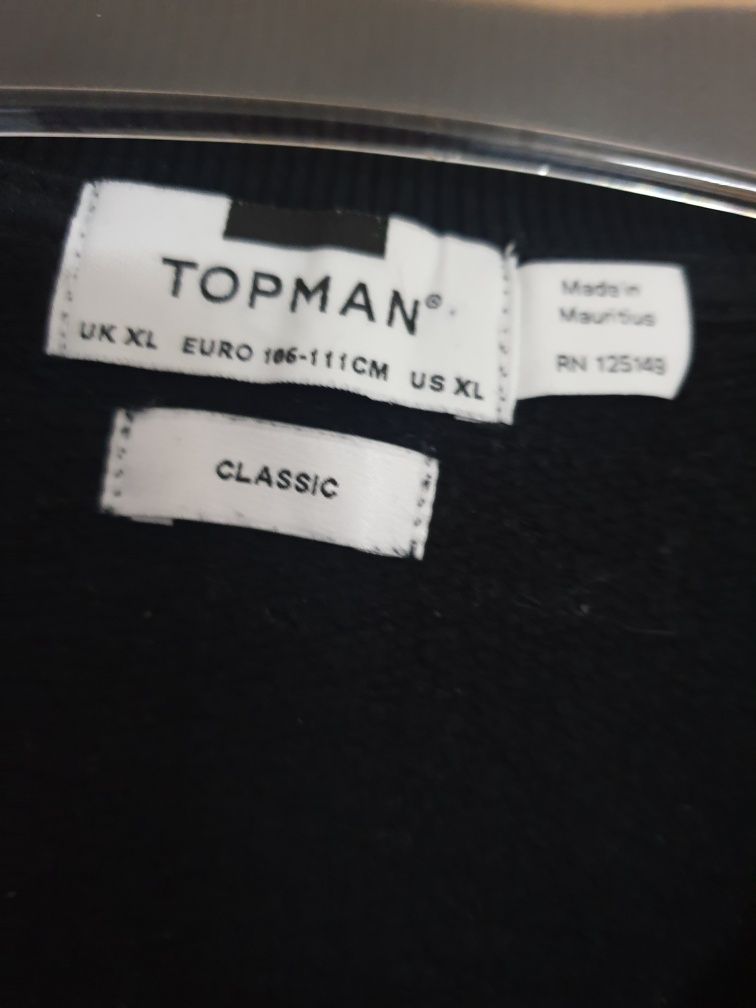 Sprzedam czarną bluzę bejsbolówkę marki TOPMAN