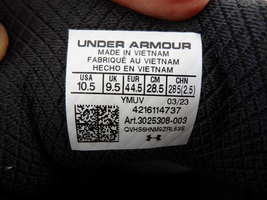 Buty UNDER ARMOUR HOVR MEGA 3 roz 44,5 Bieganie w terenie Sportowe