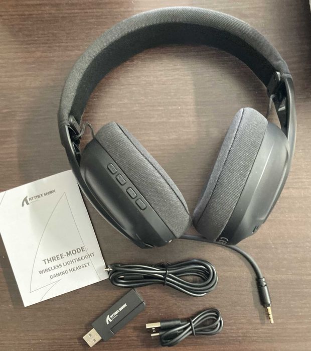 ATTACK SHARK L80 ultra-lekki gamingowy zestaw słuchawkowy