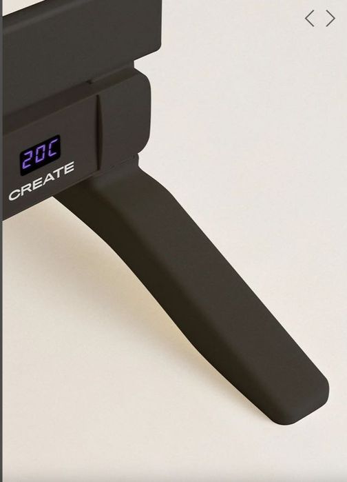 Barra de toalha elétrica para piso ou parede 500W