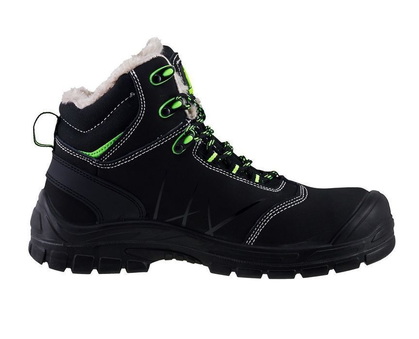 Zimowe buty ROBOCZE ochronne ocieplane trzewiki z podnoskiem BHP 47