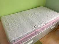 Materac dziecięcy BERRY KIDS 80x160 - pianka HR + lateks - dwustronny