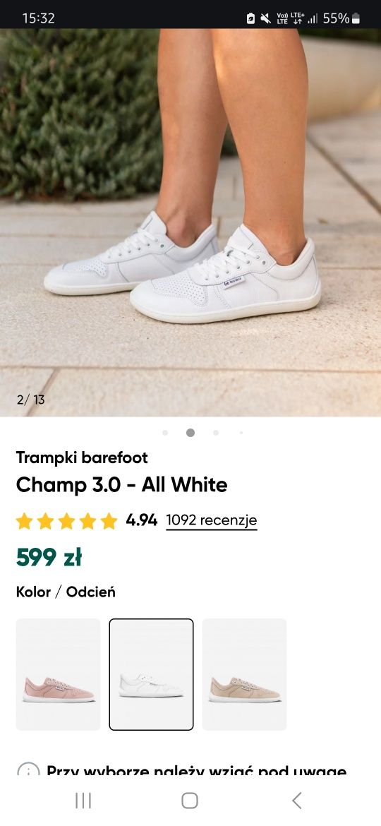 Be lenka Champ 3.0 białe 40