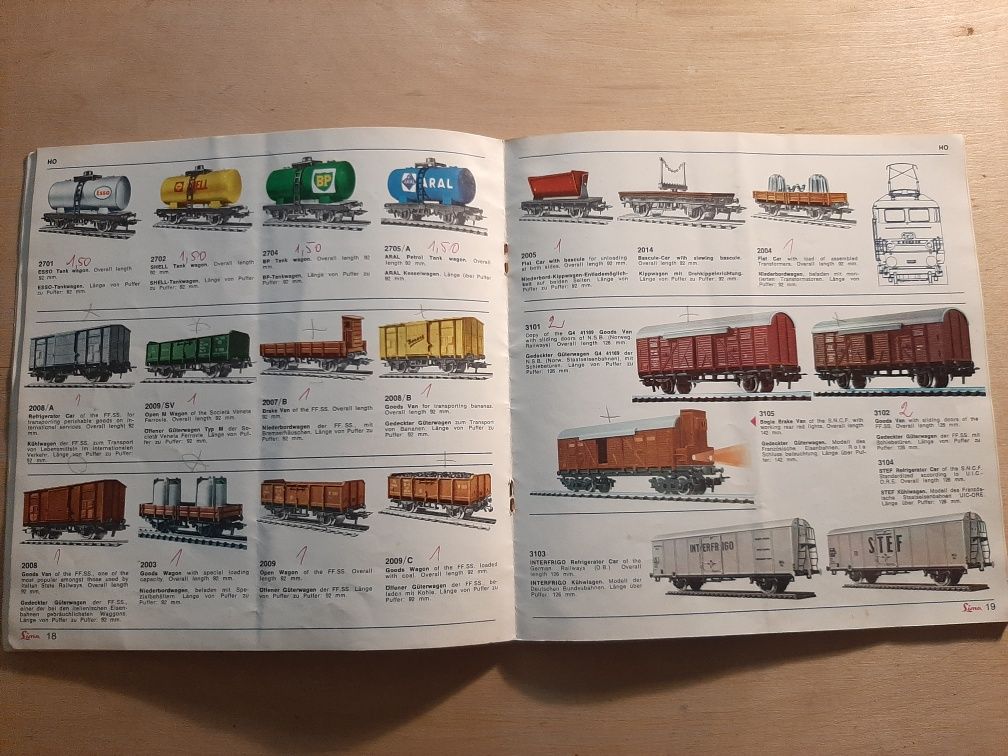 Katalogi modelarskie Marklin i Lima 1965-67