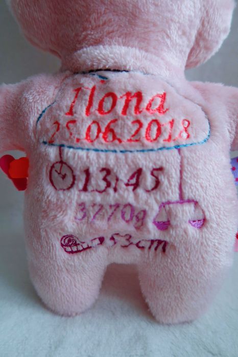 Zając metryczka 30 cm