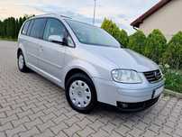 VW Touran 1.9TDI 101KM 6 Bieg, 7-osob, Hak, Klima, Nowy Rozrząd i Olej